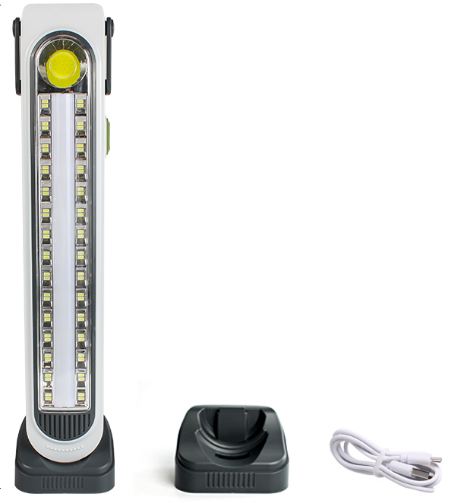 Aerbes AB-TA233 Solar Powered Portable Five Modes Emergency Light With Base