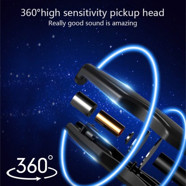 XF0688 USB Gaming RGB Light-Emitting Base Flexible Tube Computer Microphone