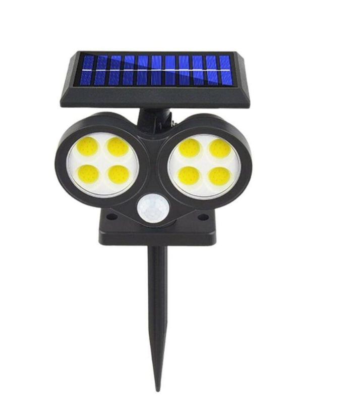 FA-1906B Solar Powered Cob Light Wall And Garden Lamp 200lm