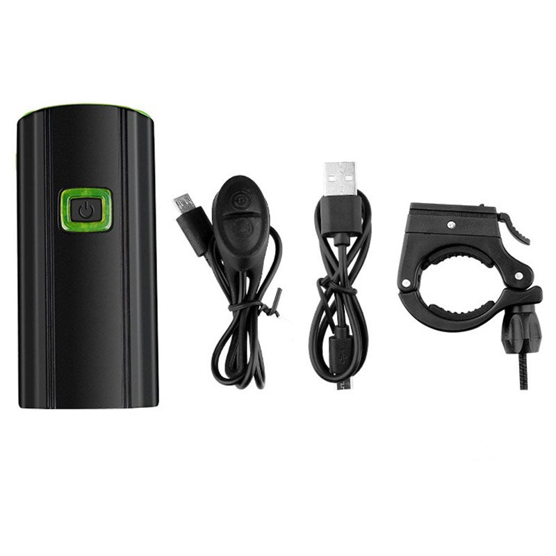 Aerbes AB-ZX06 Dual Light Source Horn Bicycle Headlight