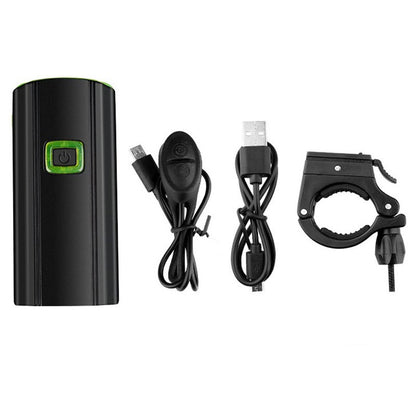 Aerbes AB-ZX06 Dual Light Source Horn Bicycle Headlight