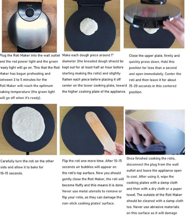 Clatronic XR-6088 Electric Roti Maker 1800W