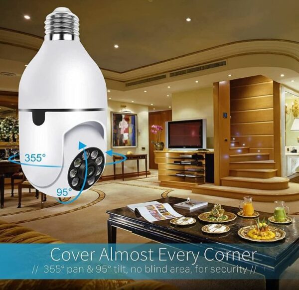 Aerbes AB-C247 E27 Bulb Wifi Camera Lamp
