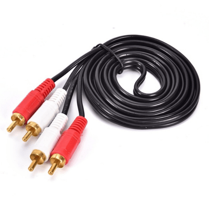 2 RCA to 2 RCA Cable for Audio 1.5m
