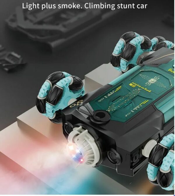 CV-D600 6 Wheels Climbing Stunt Car Rotates 360? Wth Spray Effect, Light And Sound