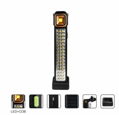 Aerbes AB-TA218 48 LED Solar Powered Emergency Light 5 Modes With Base
