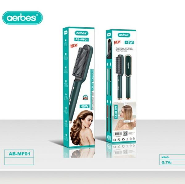 Aerbes AB-MF01 Electric Hair Straightener Comb Brush 45W