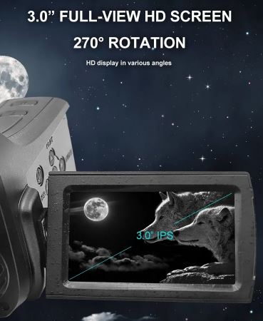 NV2186 2.7K Black Light Lens Night Vision Binoculars Camera Full Colour Sensor