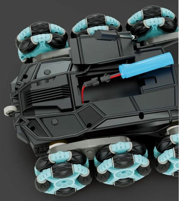 CV-D600 6 Wheels Climbing Stunt Car Rotates 360? Wth Spray Effect, Light And Sound