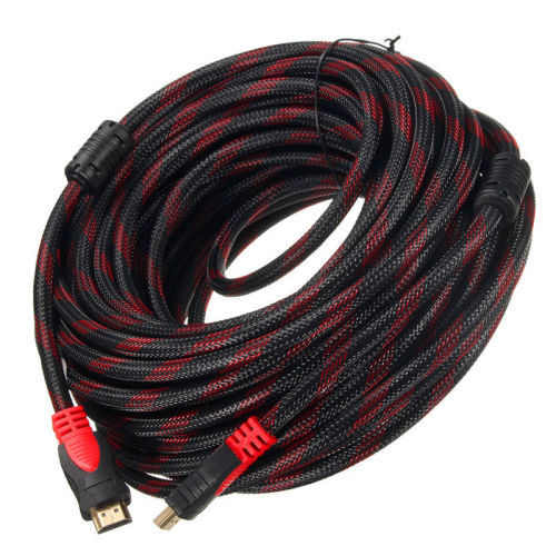 30M HDMI Cable v1.4 Gold High Speed HDTV UltraHD HD 2160p 4K 3D