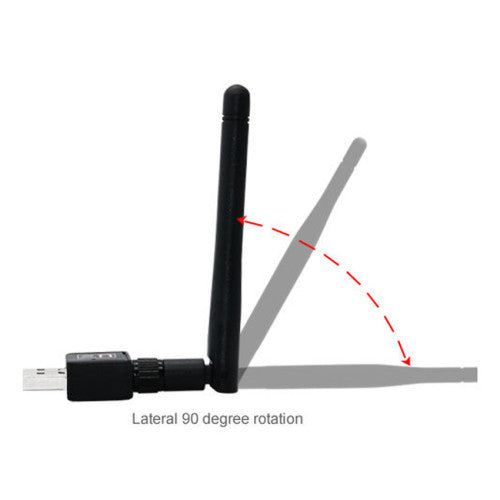 Mini USB WiFi Wireless Adapter Network LAN Card 802.11n/g/b 150Mbps With Antenna