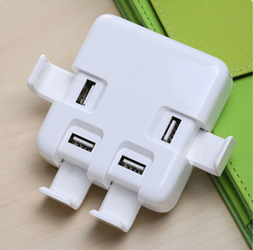 4 Port Usb Charger Multi USB Power Adapter
