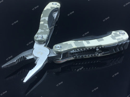 Outdoor Multi-function Folding Pliers Knife Saw Tooth