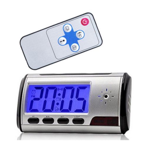 Nanny Spy Camera Clock With Video And Voice Recording