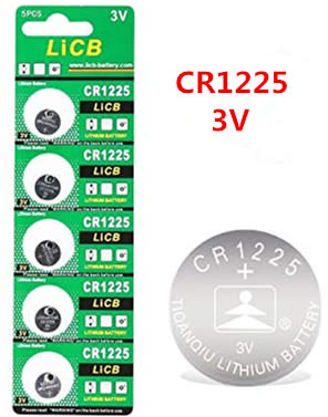 CR1225 3V Lithium Battery 5pcs