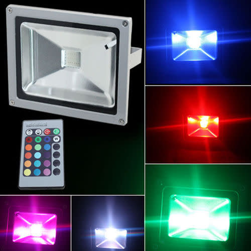 LED Flood Light High quality LED outdoor light RGB 50W 220V