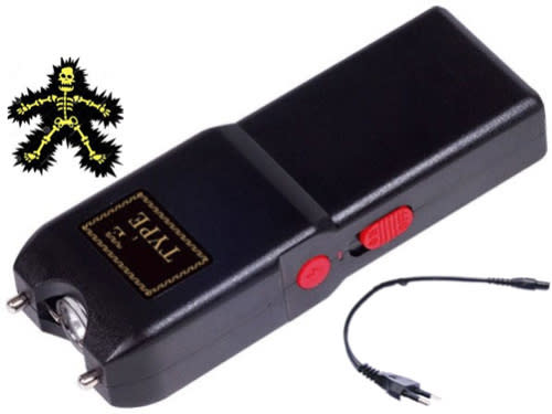 Rechargeable Stun Gun With LED Torch