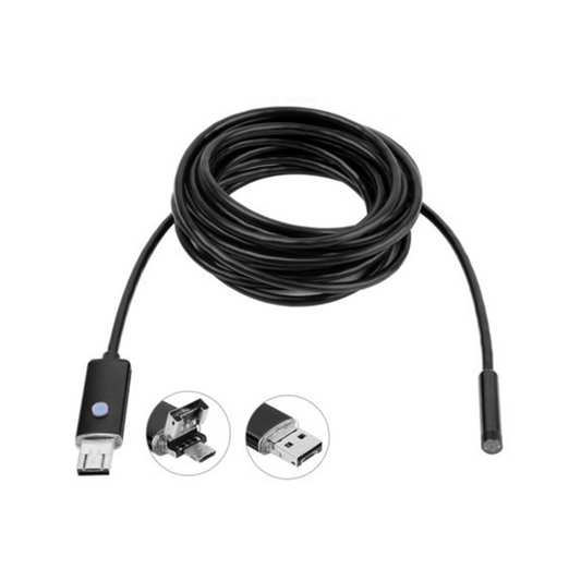USB Wire Endoscope Camera 6 LED 5.5mm Waterproof For Android