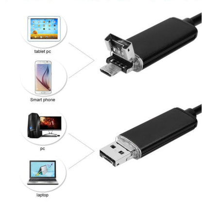 USB Wire Endoscope Camera 6 LED 5.5mm Waterproof For Android