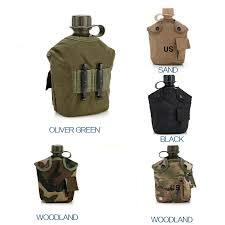 Outdoor Tactical Military Molle Water Bottle Bag Kettle Sleeve Pouch Holder Bag