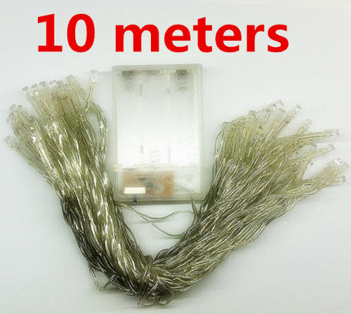 10 metre AA Battery Powered LED Christmas lights