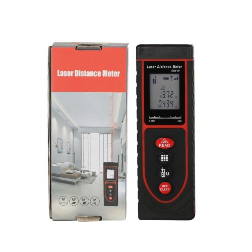 40M Electronic Ruler Infrared Measuring Ruler Laser Range Finder Red