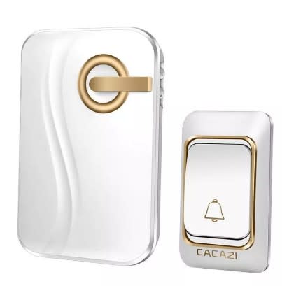 Wireless Doorbell Battery-operated with 4 Levels Volume Door Chime 100 Meters