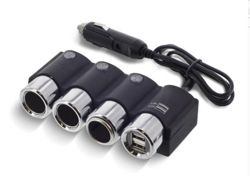 120W IN-CAR USB & THREE SOCKETS