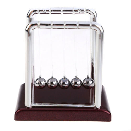 Cradle Steel Balance Balls Desk Physics Science Pendulum Desk