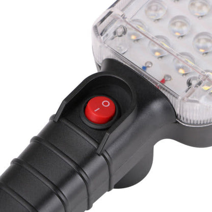 34LED Magnetic Rechargeable Work Light Inspection Lamp Torch Hook Flashlight
