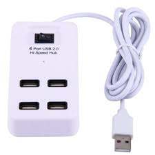 Portable 4 Port USB 2.0 High Speed Hub
