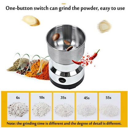 150W Electric Coffee Grinder Spice Nut Bean Grinding Mill Home Blender