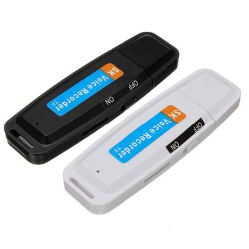 U-Disk Digital Audio Voice Recorder Pen USB Flash Drive Up To 32GB Micro SD TF