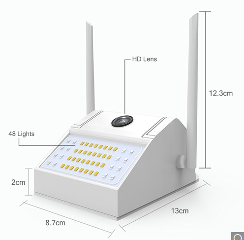 Wireless WiFi IP Camera Wall Lamp Security Camera Outdoor Two Way Audio