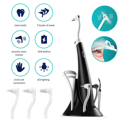 Electric Ultra-Sonic Acoustic Toothbrush Vibration Tooth Cleaner Scaler Tooth